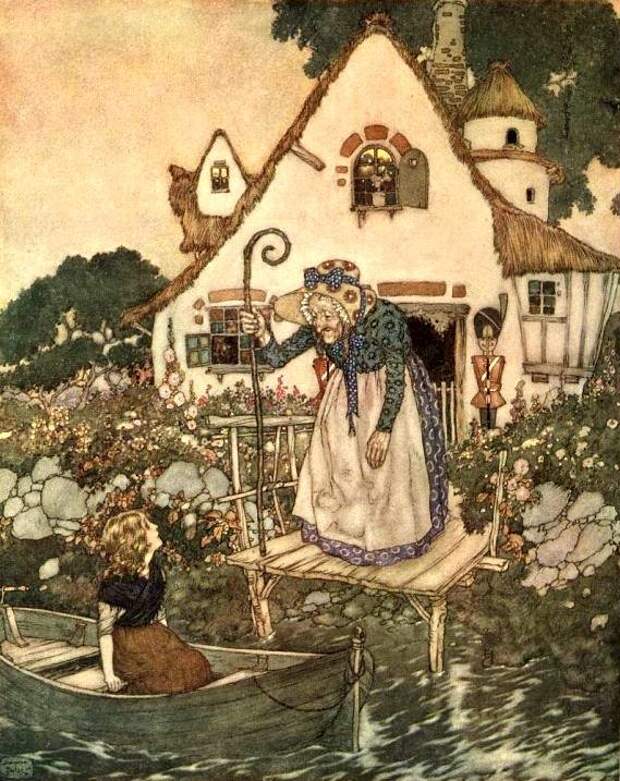 Ганс Христиан Андерсен - Снежная королева (иллюстрация Эдмунда Дюлака)