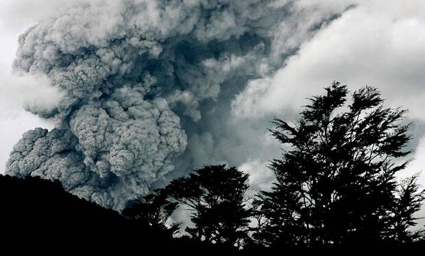 Пепел из вулкана Пуйеуэ: сказочные пейзажи
