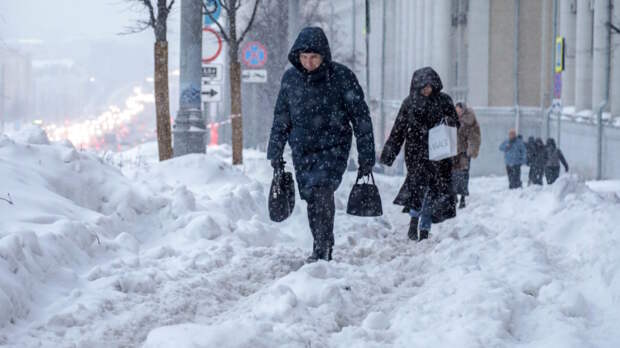 Когда прекратится снегопад в Москве, сообщил синоптик