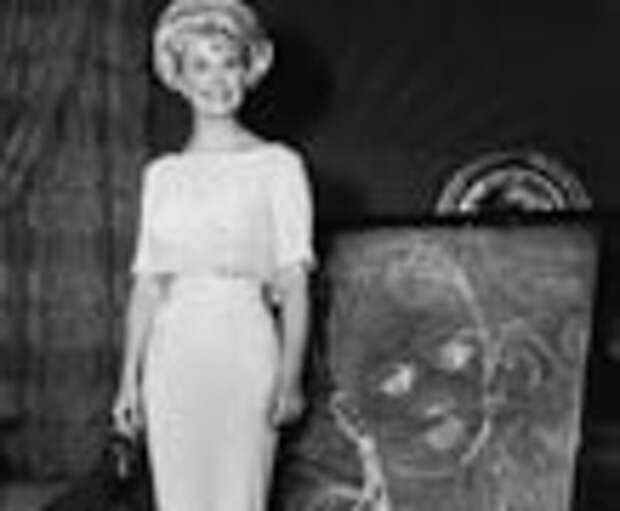 Fotomontage en collage met Doris Day voor de fotolijst