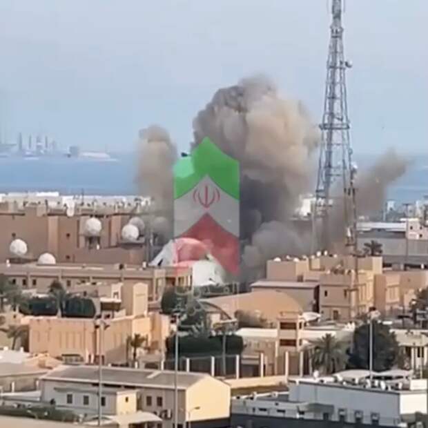 Появилось видео прицельного удара «Шахедом» по базе Пятого флота США