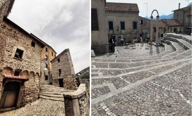 Представленные дизайн-проекты реконструкции зданий должны соответствовать канонам средневековой архитектуры (Maenza, Италия).