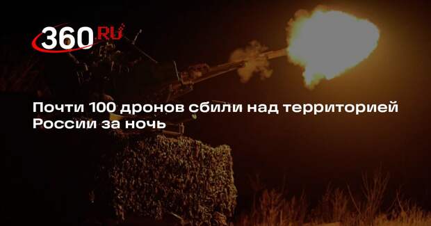 Минобороны: силы ПВО за ночь уничтожили 99 БПЛА ВСУ