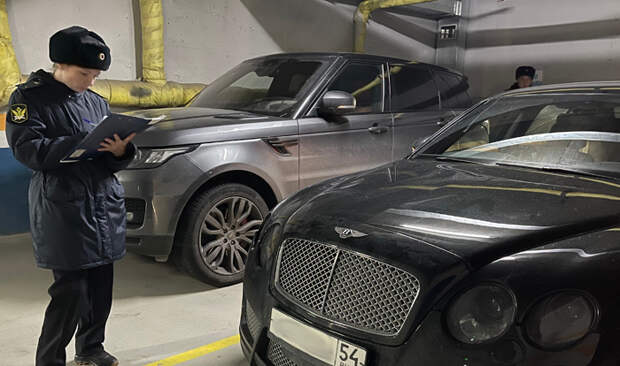 Премиальный Bentley арестовали у новосибирца за долги по налогам