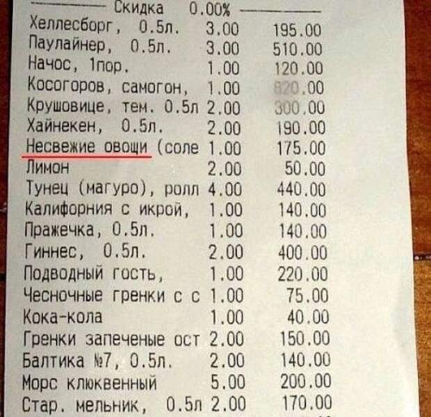 Кассовые чеки, которые сделают вашу покупку невероятно уморительной Кассовые чеки, которые сделают вашу покупку невероятно уморительной чеки, юмор