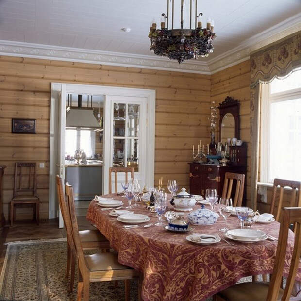 Русский стиль в интерьере квартиры и частного дома (105 фото)