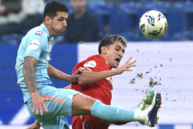 "Зенит" обыграл "Спартак" в матче 21-го тура чемпионата России