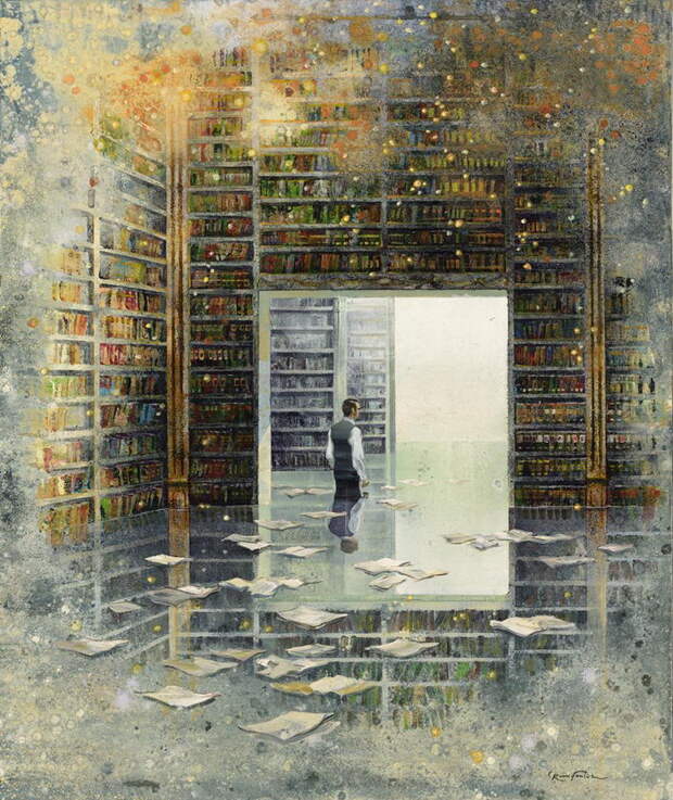 Магический реализм в картинах Eric Roux-Fountaine