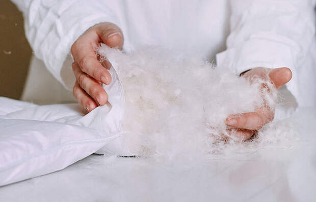 Наполнитель для подушек. / Фото: nethunter1.blogspot.com Наполнитель для подушек. / Фото: nethunter1.blogspot.com