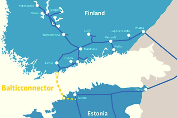 Финляндия и Эстония торжественно открыли Balticconnector
