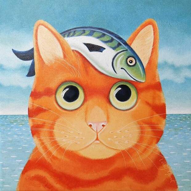 Славные кошки от художницы Вики Маунт (27 работ)