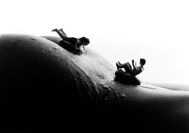 Фотограф Аллан Тегер превращает обнажённые тела в дивные пейзажи 7