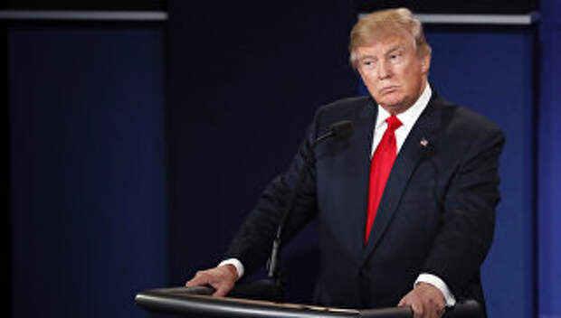 Дональд Трамп на третьих теледебатах. 20 октября 2016 год