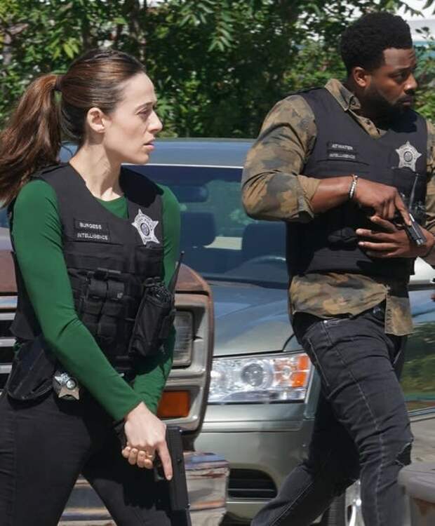 Burgwater In Action -tall - Chicago PD Season 10 Episode 4