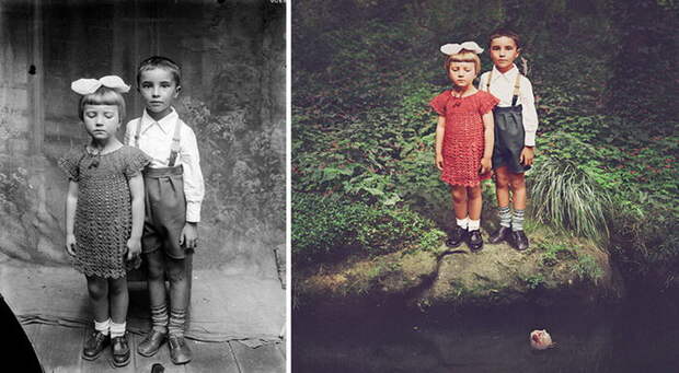 Превращение старых фотографий в удивительные иллюстрации Превращение старых фотографий в удивительные иллюстрации