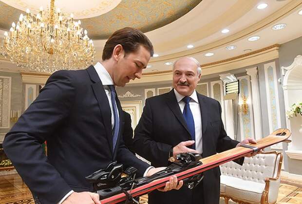 Лукашенко встречался с Курцем в конце марта. Фото: president.gov.by