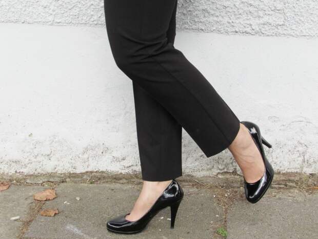 black heels