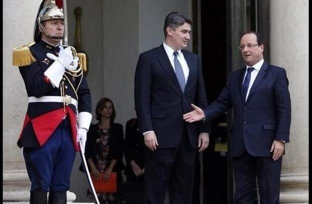 Нерукопожатный президент Олланд, президент, рукопожатие, франция