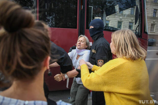 Протесты студентов в Минске 01.09.2020