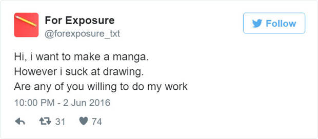 For Exposure