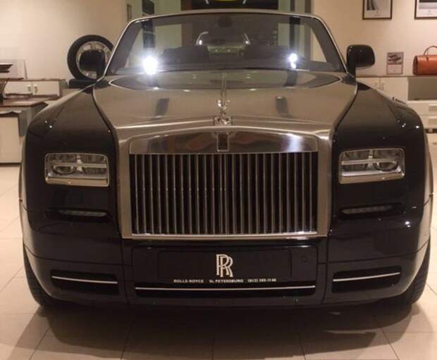 В Санкт-Петербурге мужчина со львенком пришел в автосалон Rolls-Royce