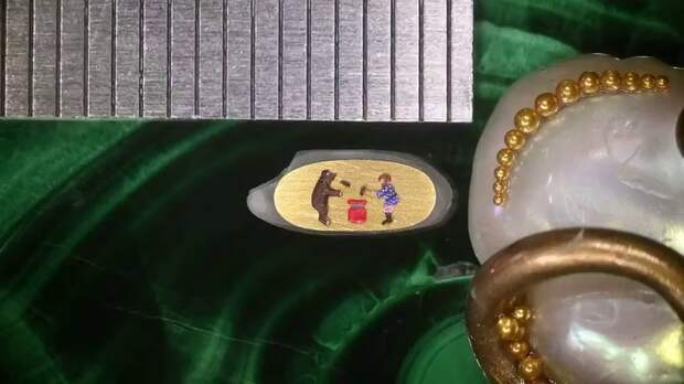 Россиянин сделал движущуюся микроминиатюру на зернышке