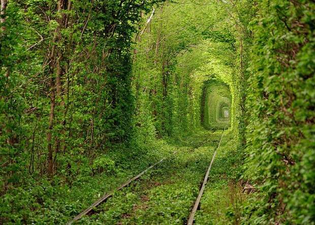 Романтический тоннель любви, Украина