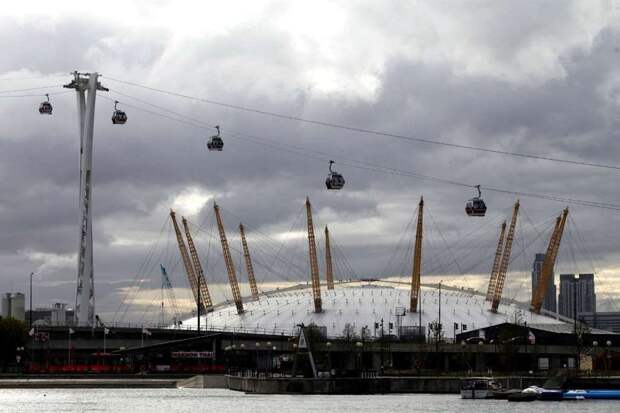 Emirates Air Line, Англия. канатная дорога, мир, путешествия