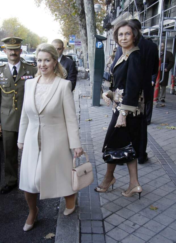 Queen Sofia and Svetlana Medvedeva Sighting In Madrid - December 5, 2011