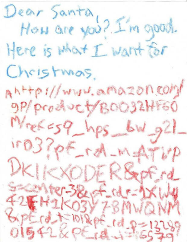 Maybe it's a letter that illustrates the struggles of modern life.