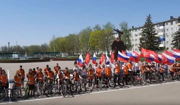 В Узловой стартовал велопробег «Марафон Победы»