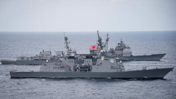 Kyodo: в Японии сформировали эскадру ВМС для действий в районе Тайваня