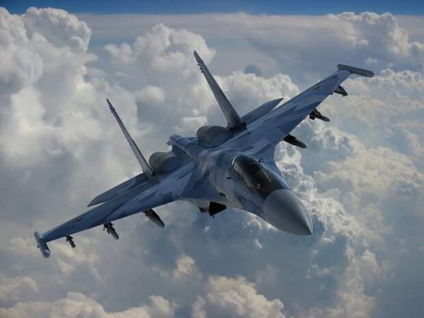 Су-35 открыл огонь из пушки, заставляя боевиков США покинуть сирийско-иракскую границу