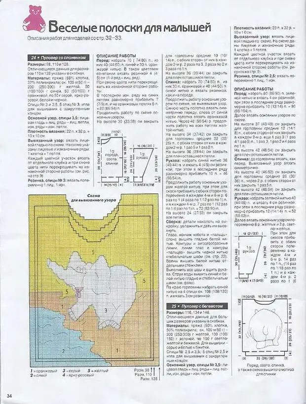 Журнал лапушка вязание для детей схемы и описание