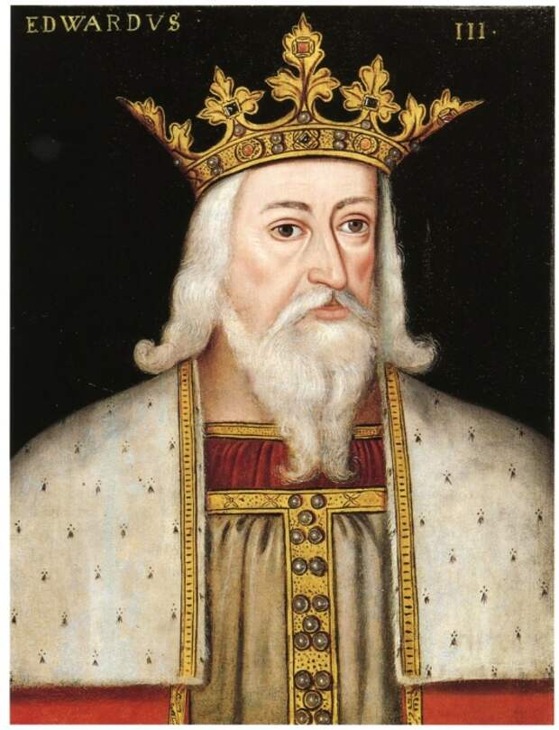 Эдуард III – король Англии, портрет конца XVI века. | Фото: commons.wikimedia.org.