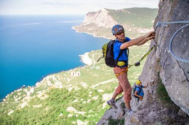 IMG_0518 Виа Феррата в Крыму. Гора Ильяс кая (Альпинизм, via ferrata, ferrata, деликли, гид, проводник)