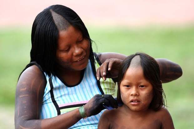 Девочка из индейского племени Кайапо Дети Мира, подборка, подборка фото, фото