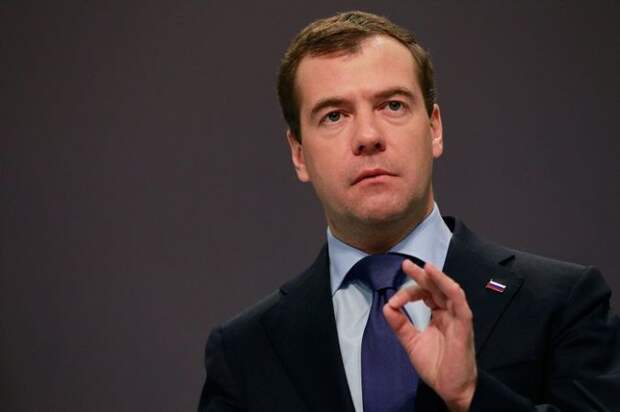 Премьер-министр РФ Дмитрий Медведев. Фото:  Sean Gallup/Getty Images