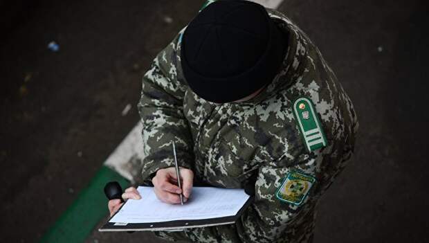Украинский пограничник. Архивное фото