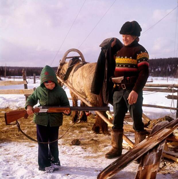 Река Лена в 1970-е годы на снимках Марка Редькина