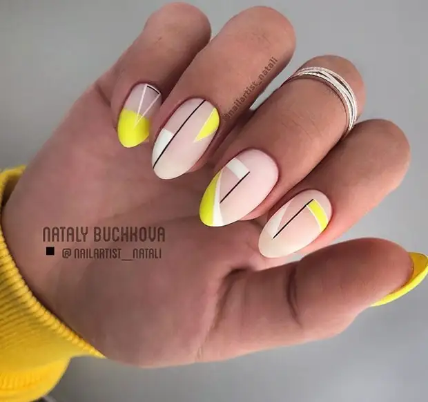 асимметричный френч фото 39