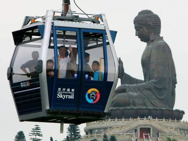 Ngong Ping 360, Гонконг. канатная дорога, мир, путешествия