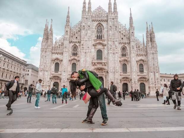 Милан, Италия Любовь, влюбленные, история любви, путешествия, расстояние, трогательная история