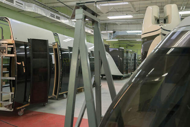 Фото юнибуса перед отправкой на приёмочные испытания