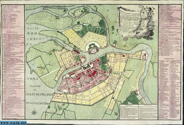 Мысли по картам Санкт-Петербурга 18-го века