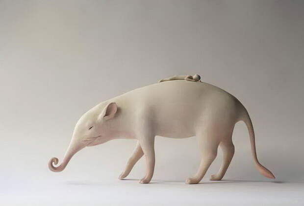 Белые скульптуры Yoshimasa Tsuchiya