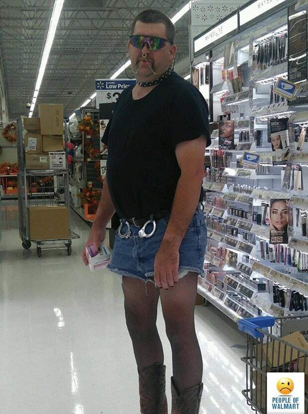 Странные посетители американских супермаркетов People Of Walmart, америка, люди, магазин, мода, одежда, чудики
