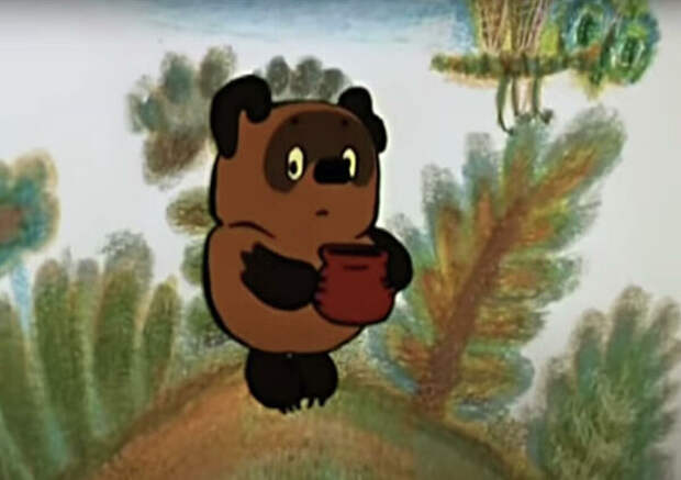 Скриншот мультфильма Винни Пух