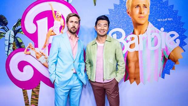 ryan gosling simu liu promoting barbie