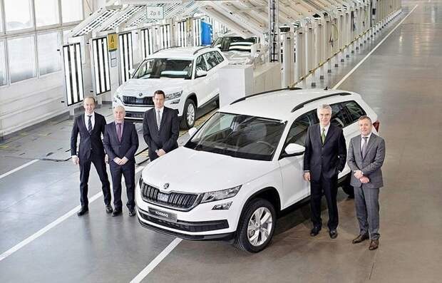 2. В Нижнем Новгороде началось производство кроссовера Skoda Kodiaq Хорошие, добрые, новости, россия, фоторепортаж